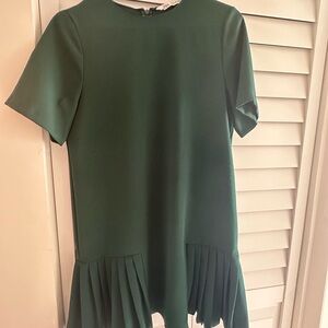 ZARA Green Short Sleeve Dress